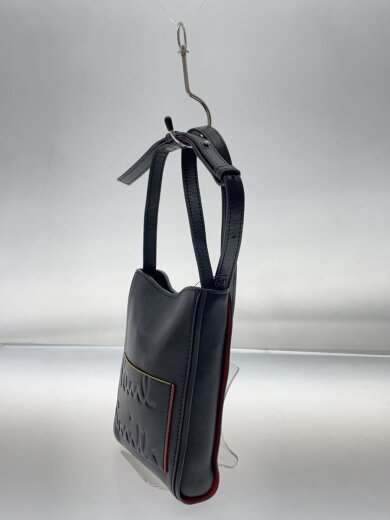 商品画像：ショルダーバッグ/レザー/BLK/無地/APU041 2