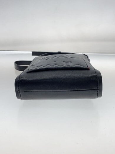 商品画像：ショルダーバッグ/レザー/BLK/無地/APU041 4