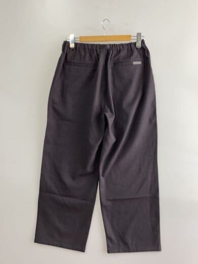 商品画像：ボトム/S/ポリエステル/GRY/無地/ウールライクワイドパンツ 2