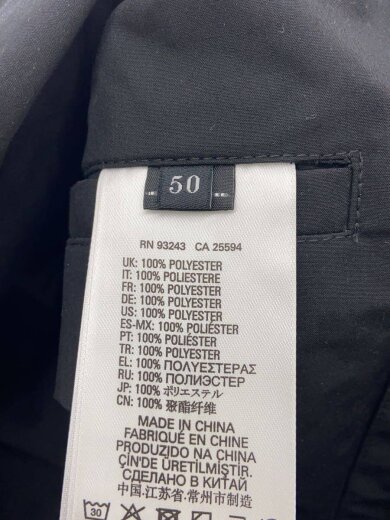 商品画像：ジャケット/50/ポリエステル/BLK 4