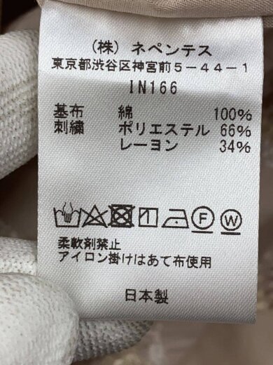 商品画像：半袖シャツ/M/コットン/BEG/CABANA SHIRT PLANT-EMB 4