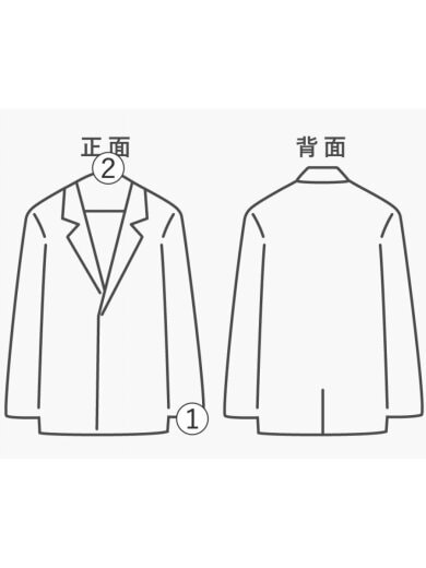 商品画像：コート/M/コットン/BLK/BMA14-313-09/使用感・変色有 9