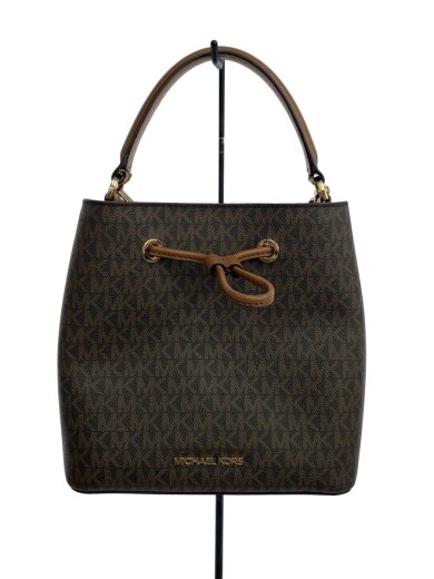 商品画像：ショルダーバッグ/PVC/BRW/総柄 1