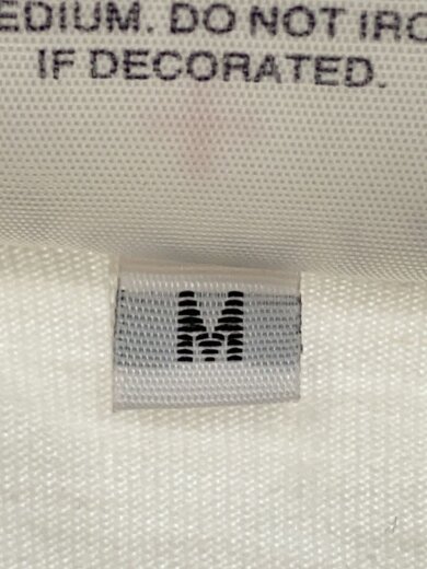 商品画像：Tシャツ/M/コットン/WHT// 4