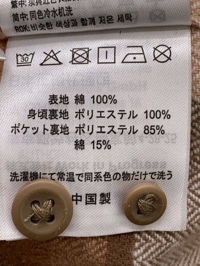 商品画像：ネルシャツ/L/コットン/BEG/A242060 4