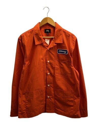 画像：STUSSY長袖シャツ/L/ポリエステル/ORN1
