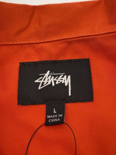画像：STUSSY長袖シャツ/L/ポリエステル/ORN3