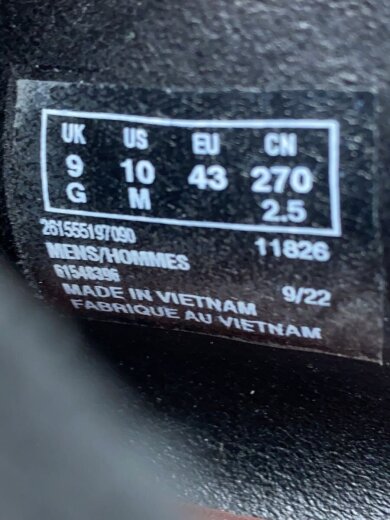 商品画像：ブーツ/UK9/BLK/261555197090 5