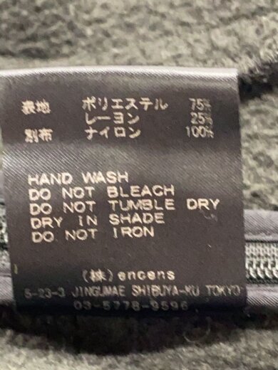 商品画像：フリースジャケット/M/ポリエステル/BLK/無地/ST.187// 5