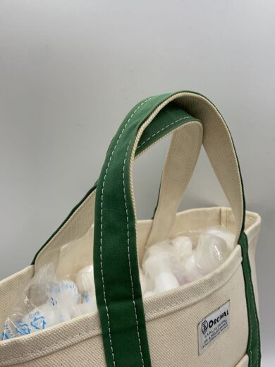 商品画像：トートバッグ/キャンバス/GRN/無地 3