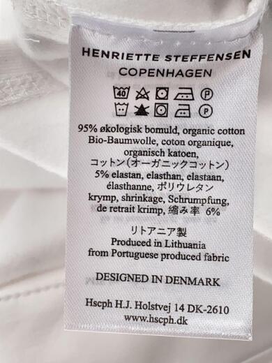 画像：HENRIETTE STEFFENSEN半袖ワンピース/--/コットン/WHT5