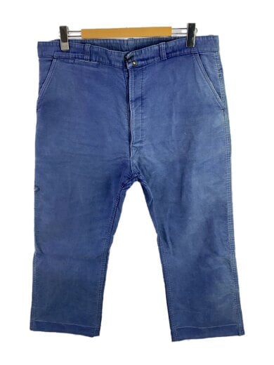 商品画像：beau-fort/モールスキン/リペア/裾加工/ボトム/--/--/ブルー/無地 1