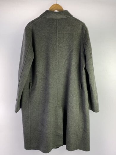 商品画像：ベルテッドダブルロングコート//L/ウール/GRY/無地/8125-104-0023 2