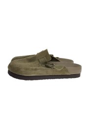 CLOG SANDAL SUEDE LTHR/Taupe/サンダル/US9/スウェード
