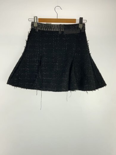 商品画像：ミニ/スカート/26/ツイード/ラメ/BLK/チェック// 2
