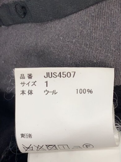 商品画像：スラックスパンツ/1/ステッチ/ウール/BLK/JUS4507 5