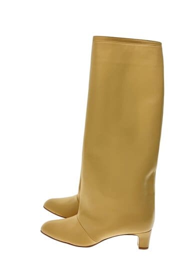 商品画像：ロングブーツ/36/BEG/レザー/6921// 1