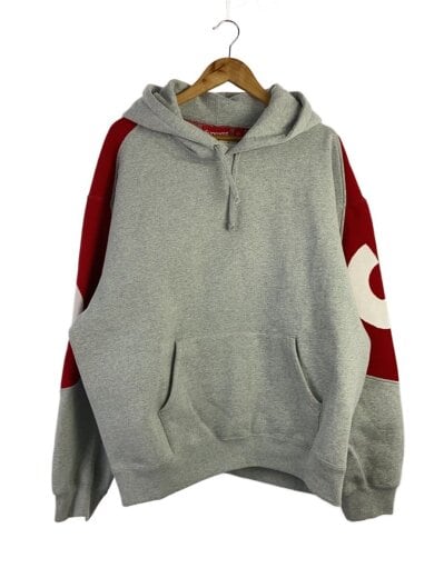 商品画像：21SS/Big Logo Jacquard Hooded Sweatshirt/パーカー/XL/コットン/GRY 1