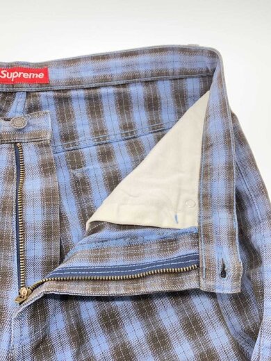 商品画像：24SS/Plaid Baggy Short/ショートパンツ/32/コットン/BLU/チェック 3