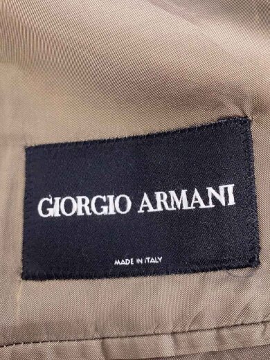 商品画像：内側シミ/スーツ/48/リネン/KHK/ストライプ 3