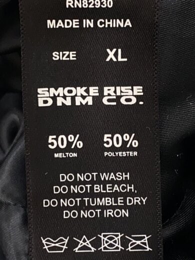 商品画像：SMOKER RISE/スタジャン/XL/ウール/BLK 5