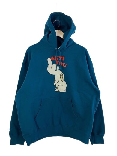 商品画像：23SS/Anti You Hooded Sweatshirt/パーカー/XL/コットン/BLU 1