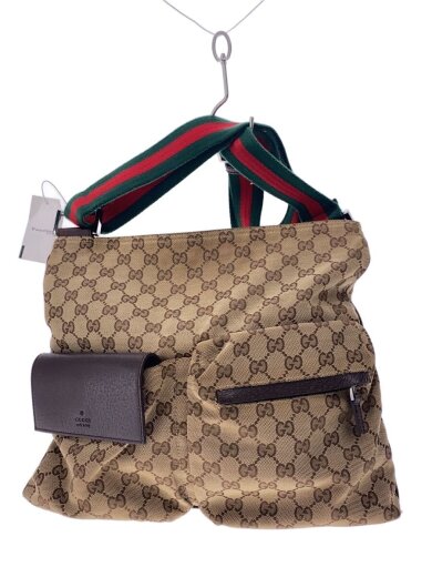 商品画像：ショルダーバッグ_GGキャンバス/キャンバス/BRW 1