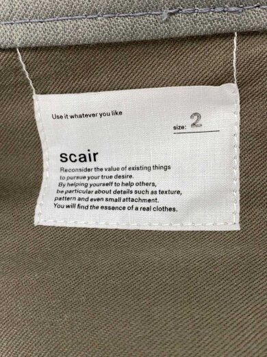 商品画像：ストレートパンツ/2/コットン/GRY/1901SC-P003 4