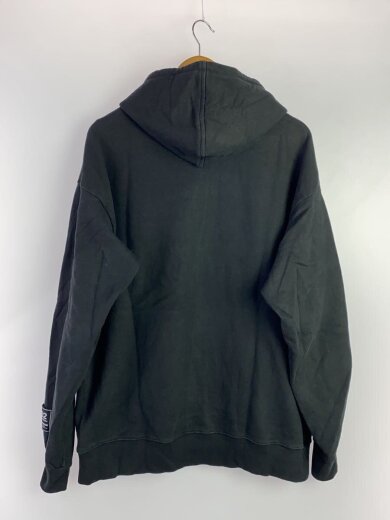 商品画像：OVER SIZE HOODIE/袖ジップ/パーカー/XL/コットン/BLK/14304IWY 2