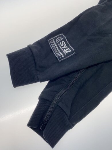 商品画像：OVER SIZE HOODIE/袖ジップ/パーカー/XL/コットン/BLK/14304IWY 5