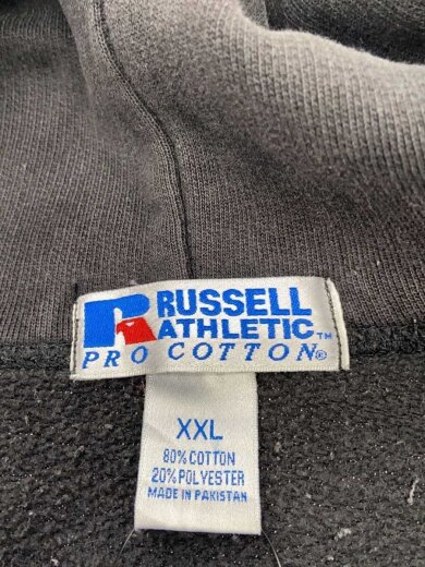 商品画像：ダメージ加工/パーカー/XXL/コットン/BLK// 3