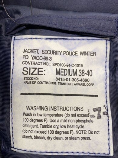 商品画像：Security Polis Jacket/90s米空軍ポリスジャケット/M/8415-01-305-4690// 3