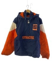 90s/アノラックジャケット/中綿/M/ナイロン/NVY/無地