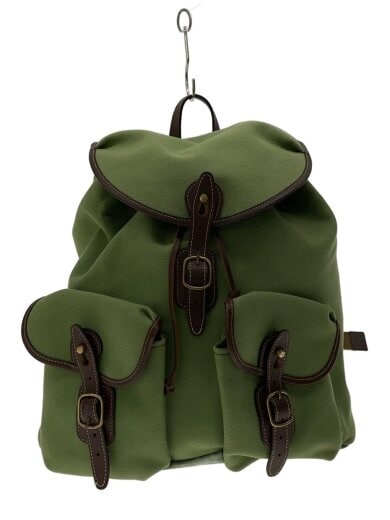 商品画像：ビリンガムリュック/キャンバス/GRN/無地 1