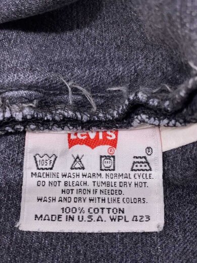 画像：Levi’sストレートパンツ/40/コットン/BLK/501-06606