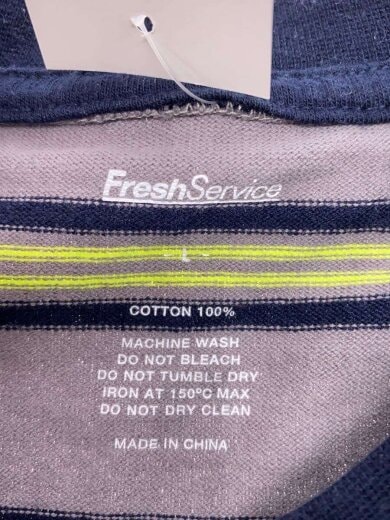 商品画像：Tシャツ/one/コットン/GRY/ボーダー/FSC241-70101 3