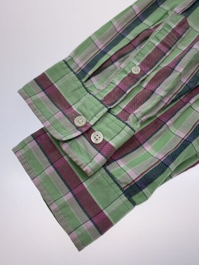 商品画像：12SS/Prep Plaid Shirt/長袖シャツ/L/コットン/GRN/チェック// 4