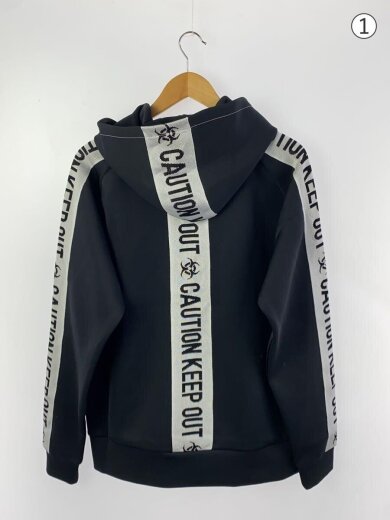 商品画像：COLLABORATION ZIP HOODIE/ジップパーカー/XL/ポリエステル/BLK/SYBB-001 2