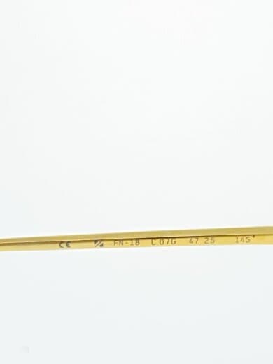 商品画像：メガネ/GLD/CLR/レディース/FN-18 5