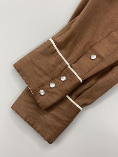 商品画像：70s/カーボーイシャツ/BRW/無地 4