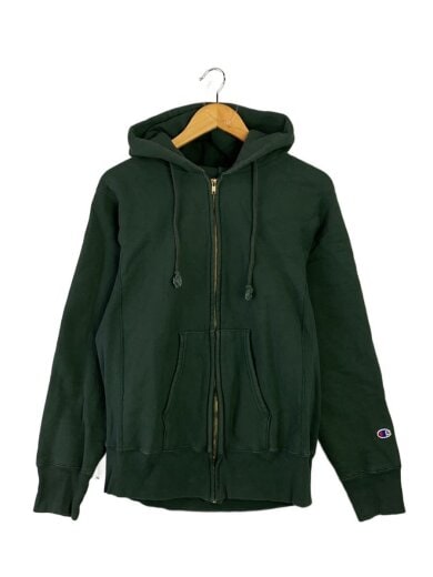 商品画像：USA製/赤タグ/復刻/ジップパーカー/XL/コットン/GRN/無地 1