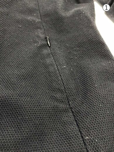 商品画像：AKM/ジップパーカー/L/ナイロン/BLK 6