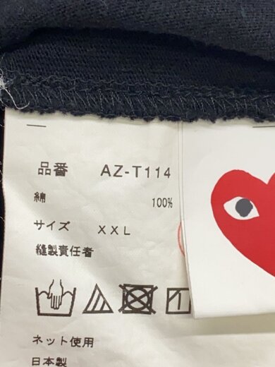 商品画像：Tシャツ/XXL/コットン/BLK/プリント/AZ-T114 4