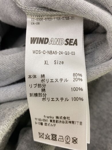 商品画像：スウェット/XL/コットン/GRY/ベロア/WDS-C-NBA5-24-Q3-03 4