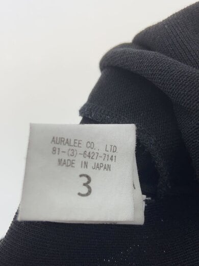 商品画像：Wool Rib Knit Pants/3/ウール/BLK/A21SP02WW// 5