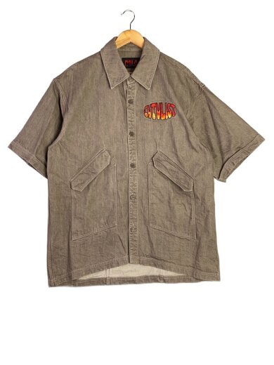 商品画像：半袖シャツ/2/コットン/BRW/2301040202// 1