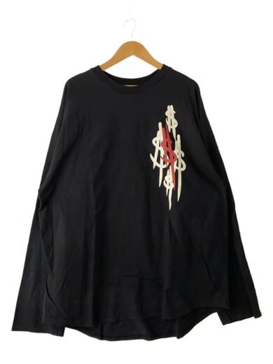 商品画像：長袖Tシャツ/2/コットン/BLK/2101090303// 1