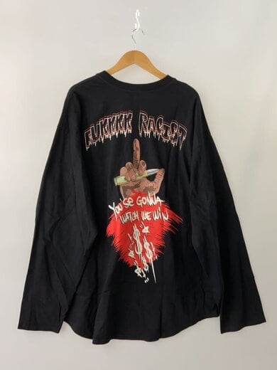 商品画像：長袖Tシャツ/2/コットン/BLK/2101090303// 2