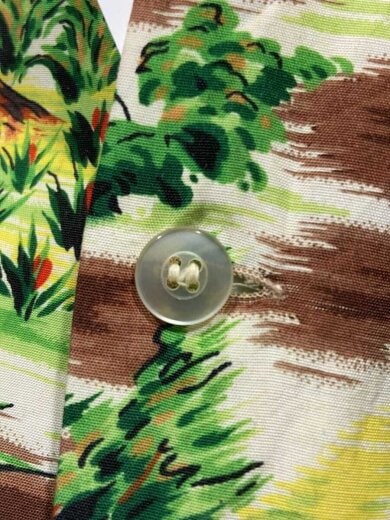 商品画像：VI/50-60s/アロハ/オープンカラー/日本製/15ハーフ/M/半袖シャツ/--/レーヨン/マルチカラー 7