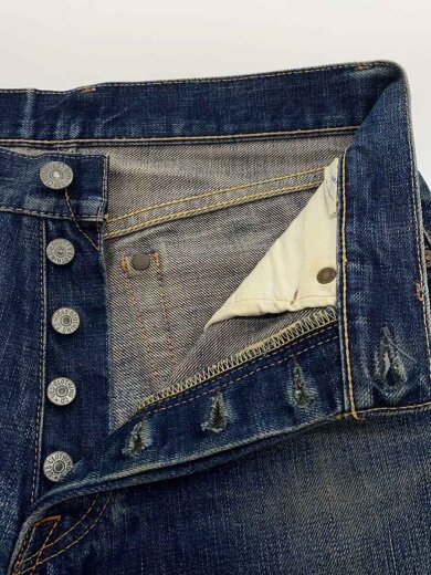 商品画像：赤耳/ボタンフライ/ストレートパンツ/29/コットン/IDG/無地/LOT400// 3